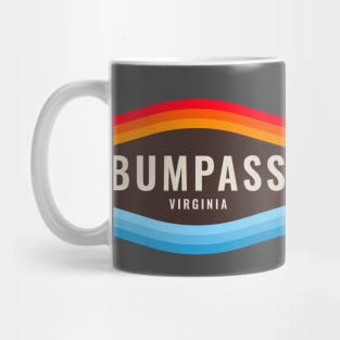 Bumpass, VA - Sky and Water (Distressed) Mug